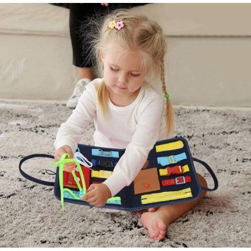 Montessori Beschäftigungsboard - Kreativität und Sinne anregen