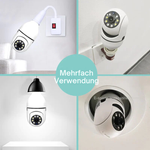Security Camera with 360° Surround View and HD Night Vision
