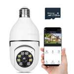 Security Camera with 360° Surround View and HD Night Vision