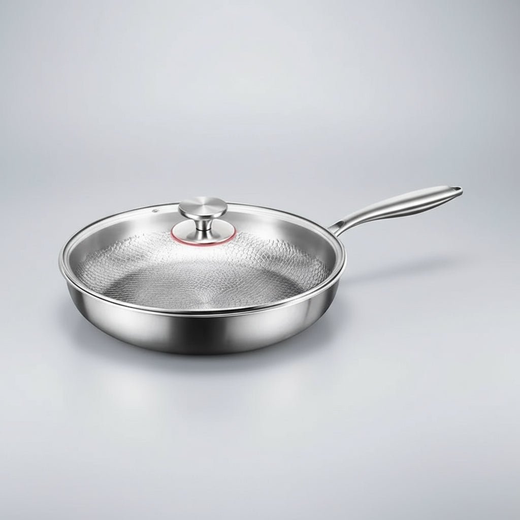 Elegant Non-Stick Frying Pan with Titanium Coating for Induction