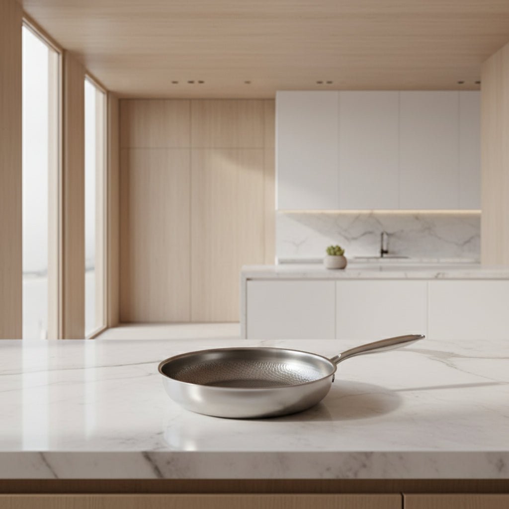 Elegant Non-Stick Frying Pan with Titanium Coating for Induction