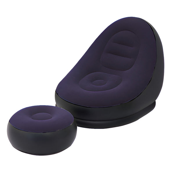 Inflatable Lounge Chair with Footrest – Indoor & Outdoor Relaxation