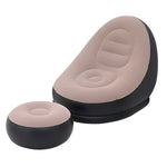 Inflatable Lounge Chair with Footrest – Indoor & Outdoor Relaxation