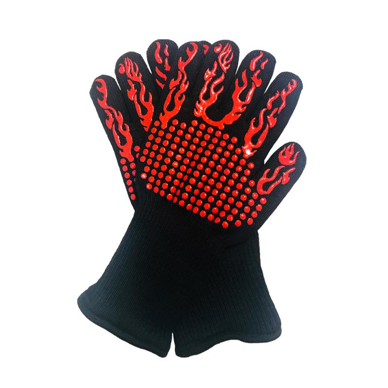 Hitzebeständige Grillhandschuhe – Professionelle Grillhandschuhe, 1 Paar