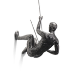 Climbing Figures Wall Decoration – Inspiring Wall Art Made of Resin and Iron