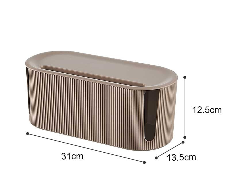 Cable organizer for cables, adapters, and power strips