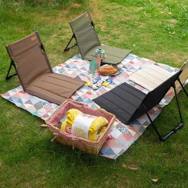 Foldable Outdoor Seat | Comfortable Backrest for Relaxation