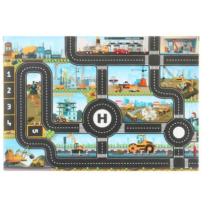 Automobilabenteuer - Zauberhafte Stadt Spielmatte - Spielmatte für Autos