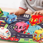 Auto-Spielmatte - Cartoon Abenteuer - Kreatives Spielen