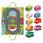 Auto-Spielmatte - Cartoon Abenteuer - Kreatives Spielen