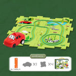 Autobahn-Set - Bauen und Spielen - Spielzeugzug