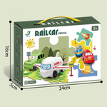 Autobahn-Set - Bauen und Spielen - Spielzeugzug