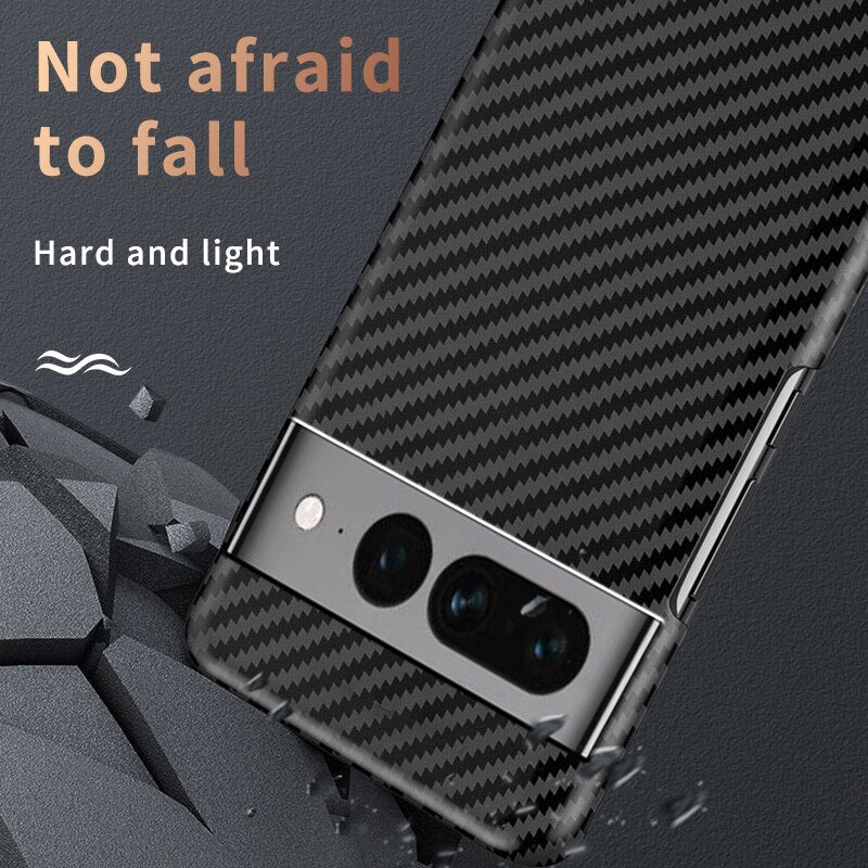 Ultraleichte Carbon-Telefonhülle für Google Pixel 7 und 8