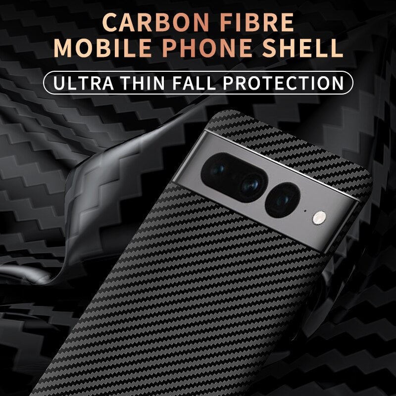 Ultraleichte Carbon-Telefonhülle für Google Pixel 7 und 8