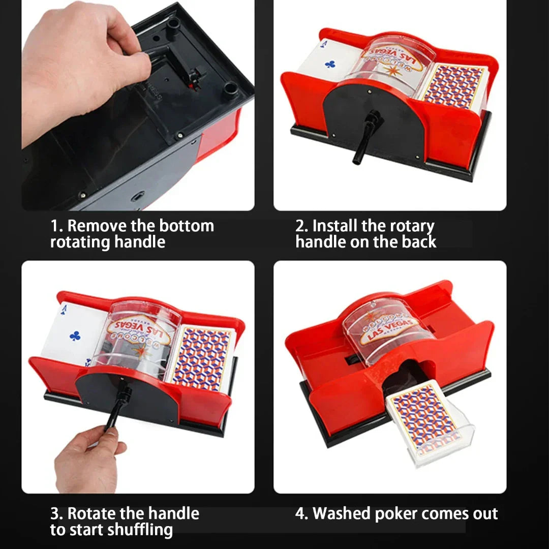 Automatic Card Shuffle for Perfect Games