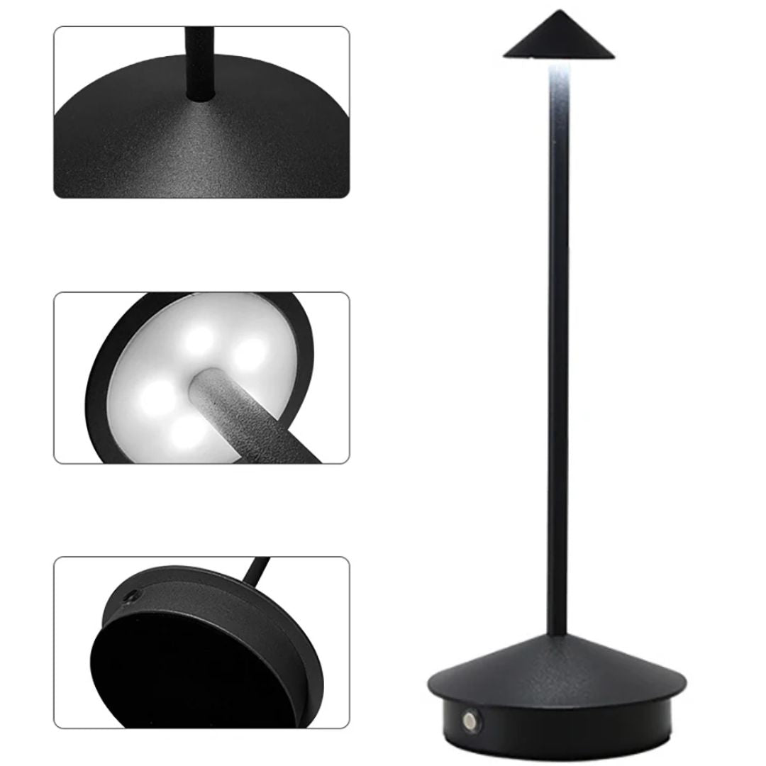 Elegante Carlyn Arrow LED Tischlampe