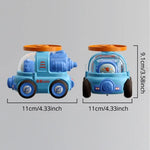 Toy car with fast rotor action