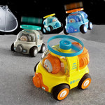Toy car with fast rotor action