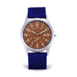 Elegant military-style wristwatch