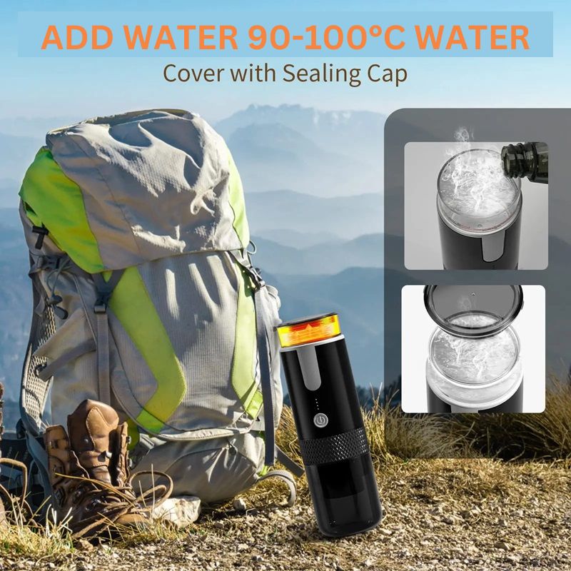 Portable 2-in-1 Coffee Maker for On the Go