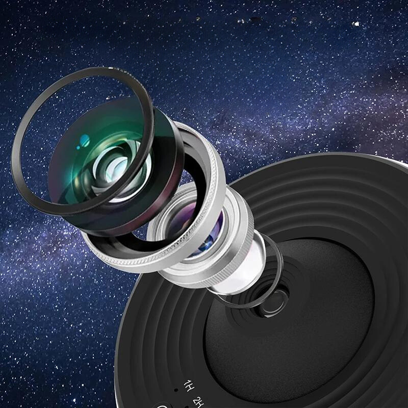 Galaktische 12-in-1 HD Sternenprojektorlampe mit Rotation