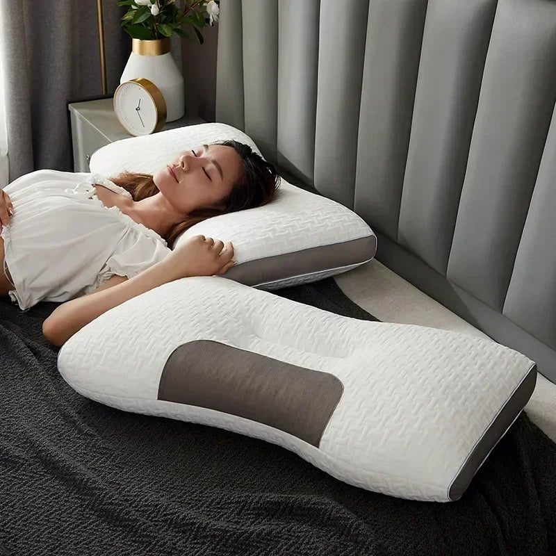 SoyaComfort Ergonomic Pillow – Orthopedic Neck and Shoulder Pillow with Massage Function