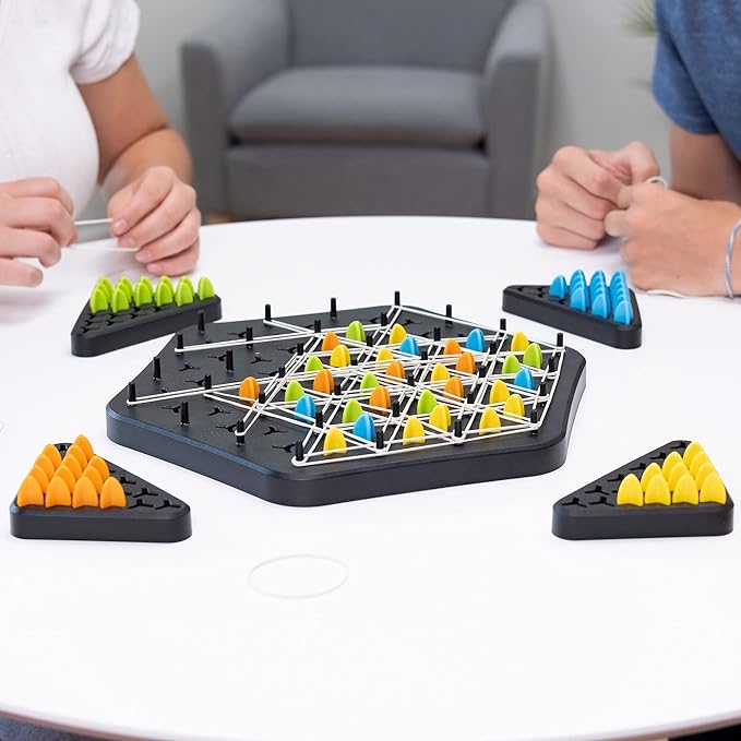 Dreiecks-Schachspiel mit Kettenstrategie