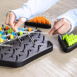 Dreiecks-Schachspiel mit Kettenstrategie