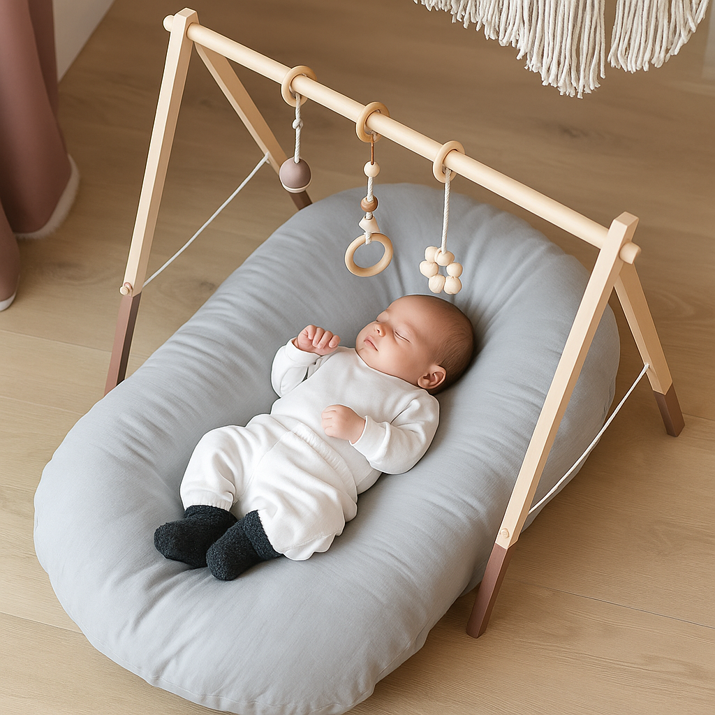 Orthopedic Baby Pillow – Flat Head Prevention – Memory Foam – Newborn Support