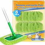 Wiederverwendbare Mikrofaser-Moppbezüge für müheloses Reinigen