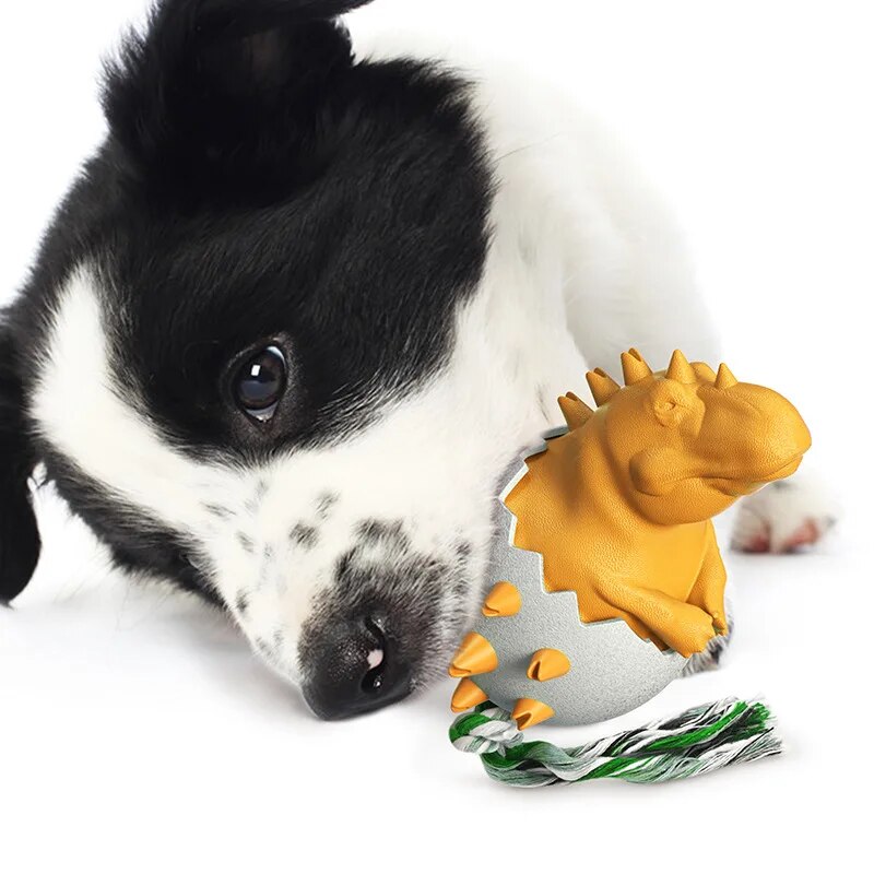 ChewDino | Dino-Ei Spielzeug für Hunde