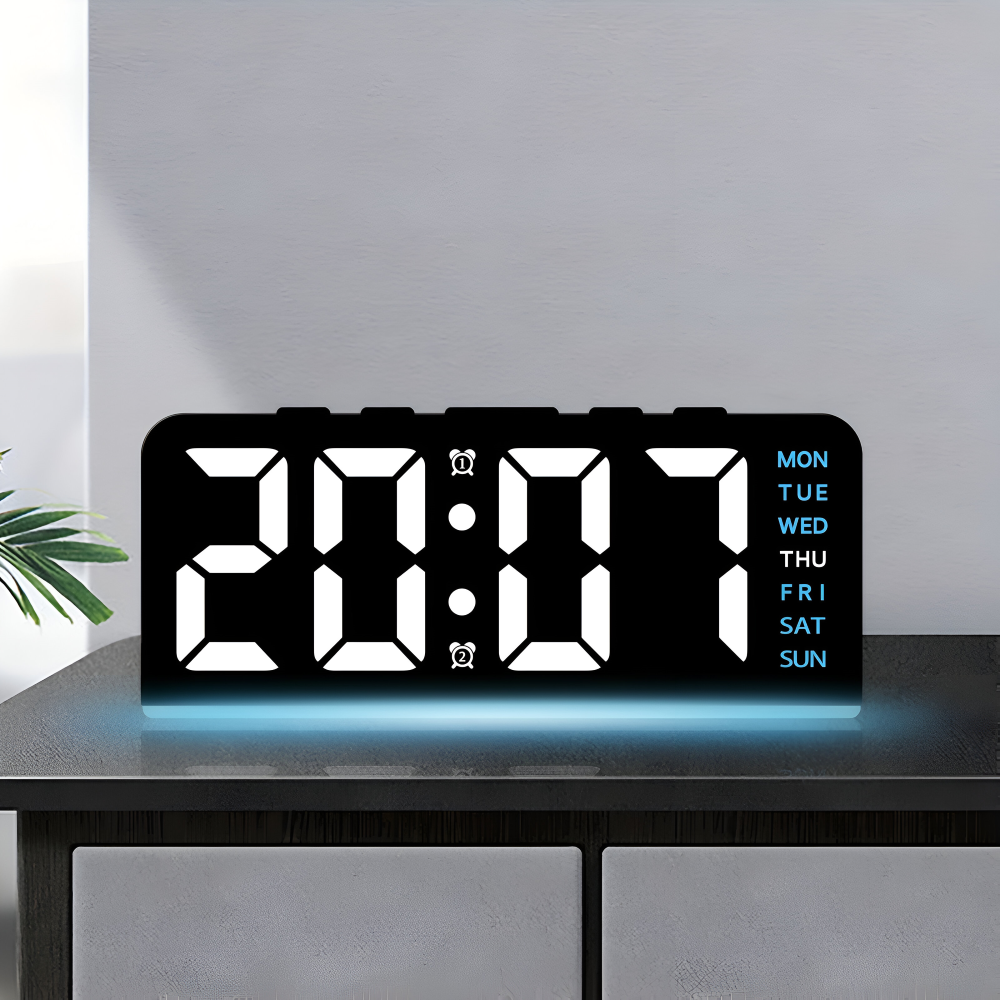 Elegante LED-Wecker im einzigartigen Design – USB-betrieben für modernes Wohnen