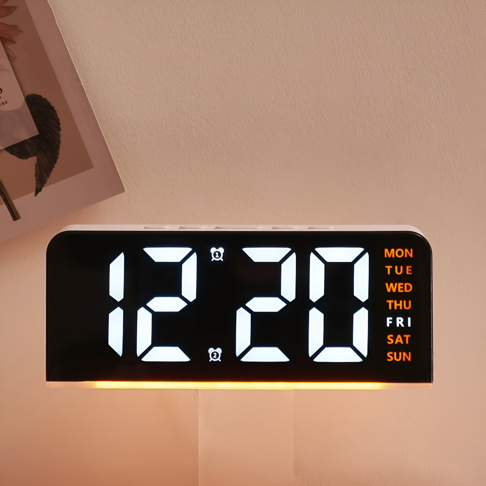 Elegante LED-Wecker im einzigartigen Design – USB-betrieben für modernes Wohnen