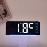 Elegante LED-Wecker im einzigartigen Design – USB-betrieben für modernes Wohnen