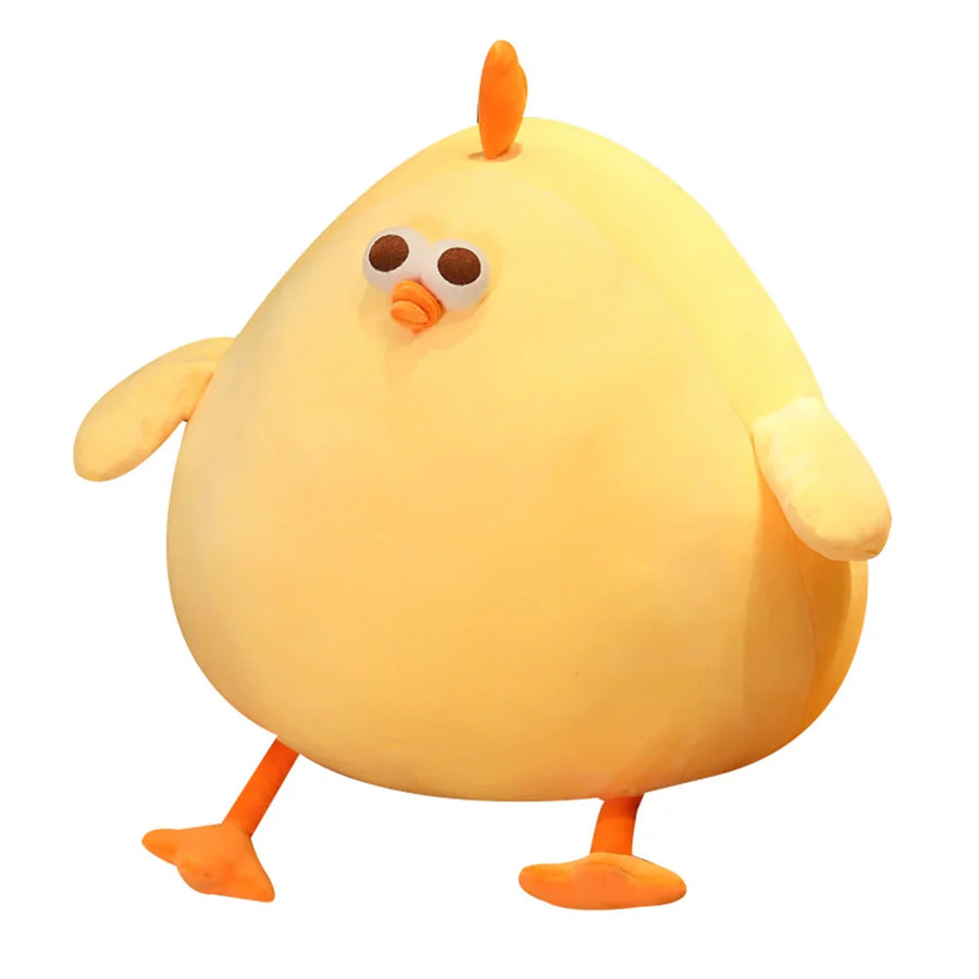 Large plush chicken for cuddling