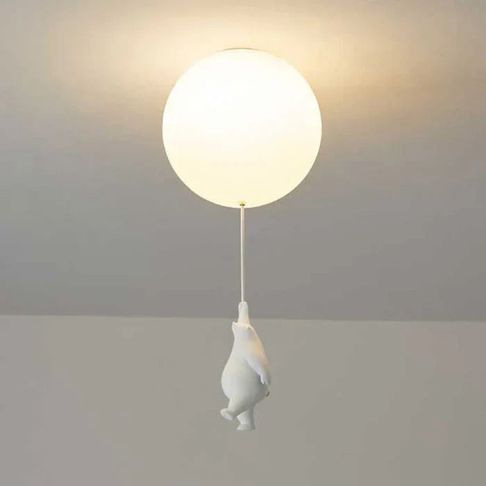 Wunderschöne Deckenlampe mit Bär und Ballon - CloudBear