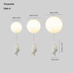 Wunderschöne Deckenlampe mit Bär und Ballon - CloudBear
