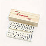 Traditionelles Domino - Doppel 6 Domino Set in Holzbox
