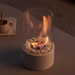 Elegante Öllampe mit Offener Flamme - Lumora