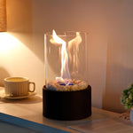 Elegante Öllampe mit Offener Flamme - Lumora