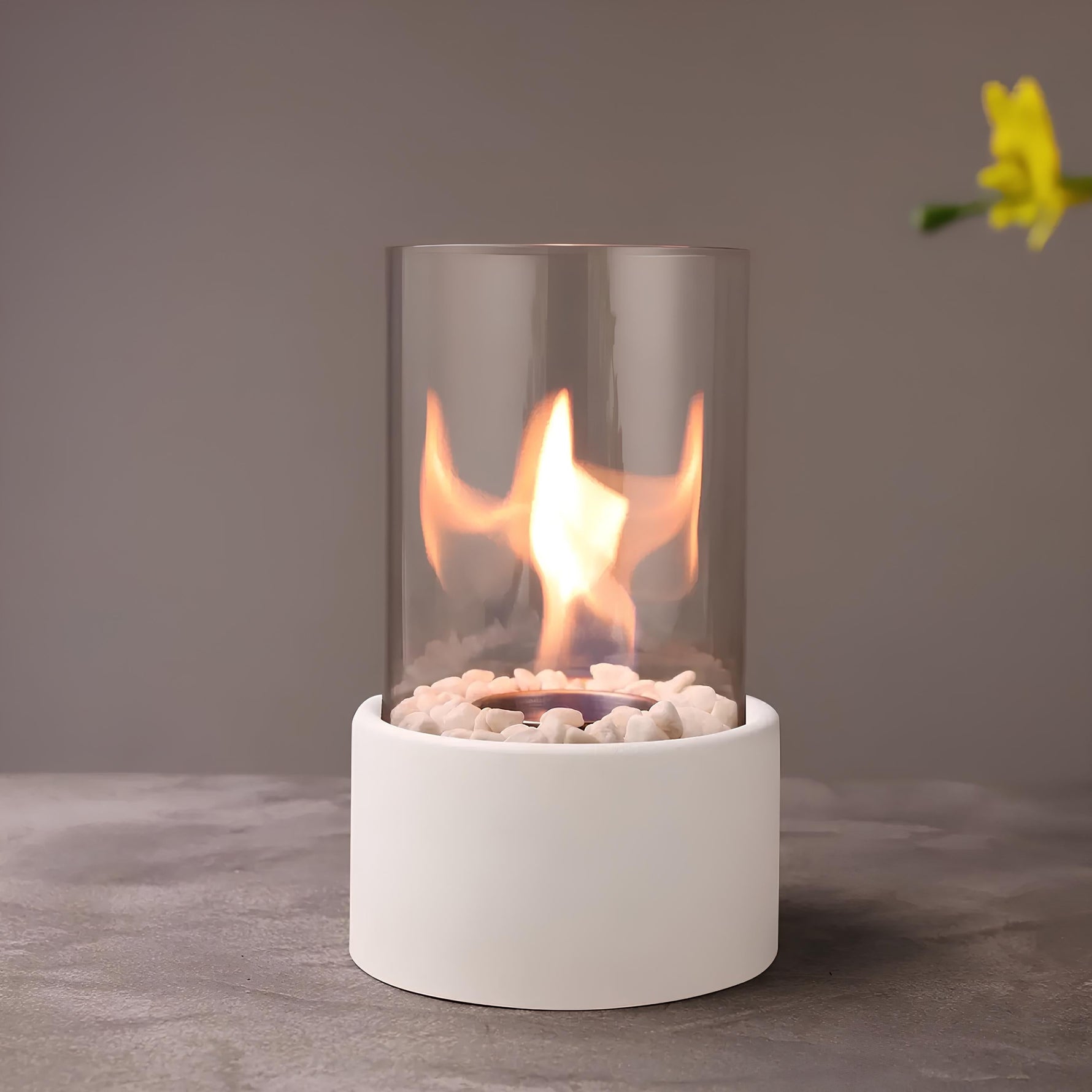 Elegante Öllampe mit Offener Flamme - Lumora