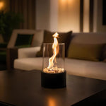 Elegante Öllampe mit Offener Flamme - Lumora