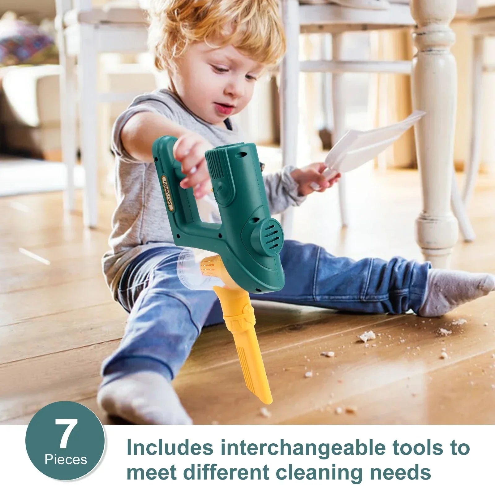 Cleantime - Kompakte Staubsauger für Kinder - Spielzeugstaubsauger