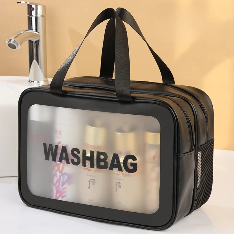 Transparent and Waterproof Cosmetic Bag