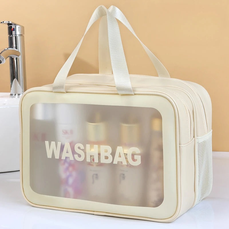 Transparent and Waterproof Cosmetic Bag