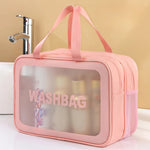 Transparent and Waterproof Cosmetic Bag