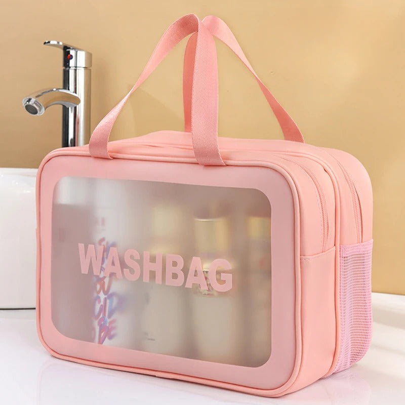Transparent and Waterproof Cosmetic Bag
