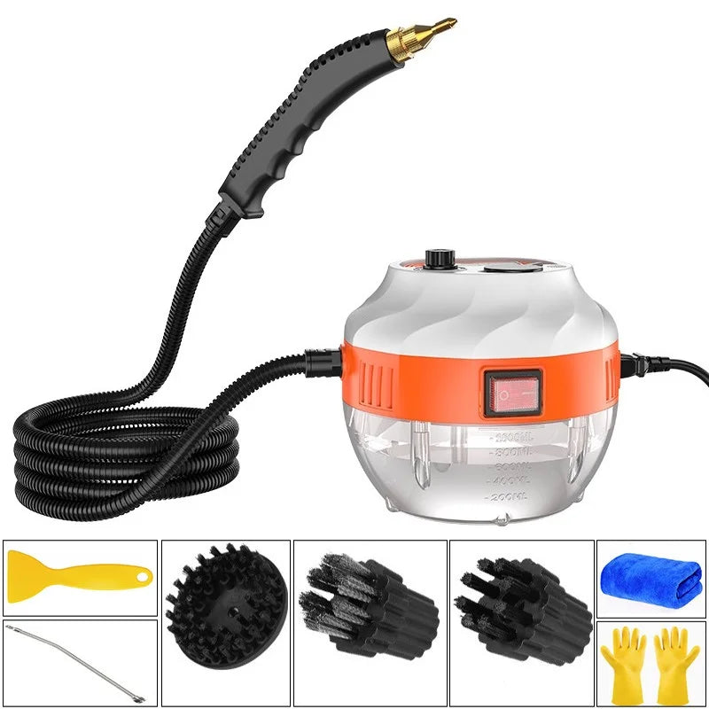Cleenerz - Leistungsstarker 2800W Dampfreiniger für Zuhause und Auto