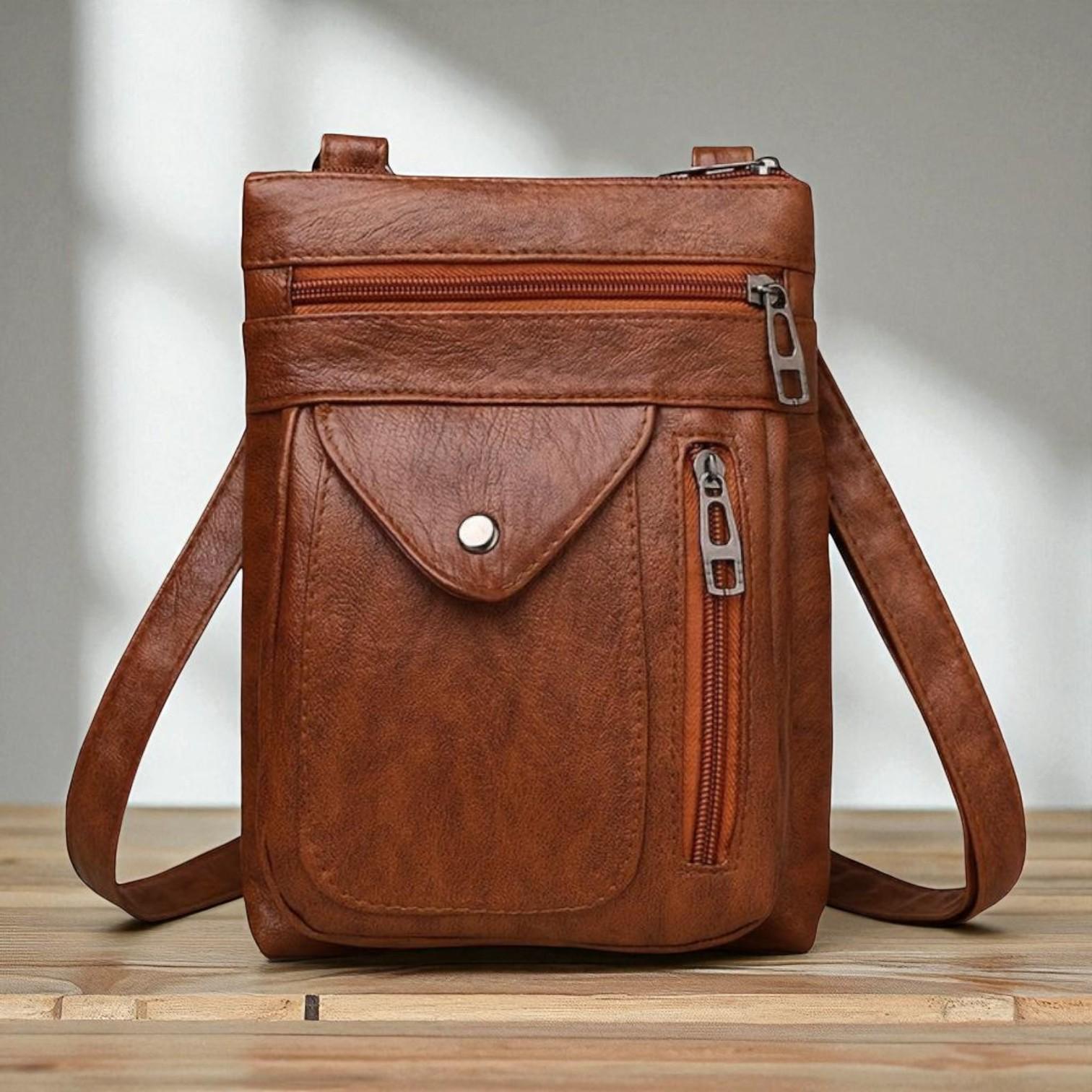 Vintage Flair – Damen Umhängetasche im Retro-Stil