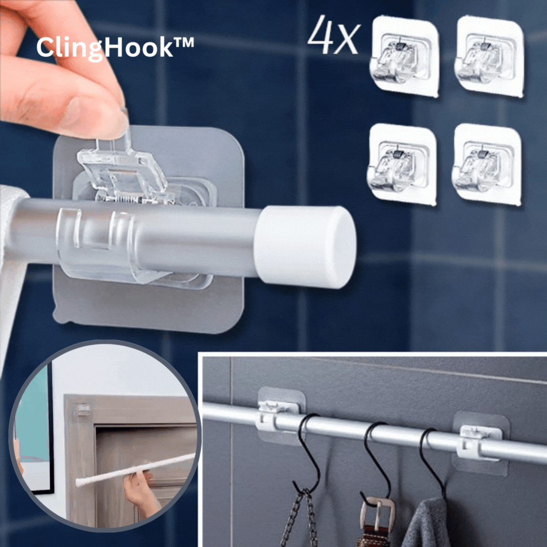 Praktische Wandhaken mit Clip-On Befestigung | GripHook